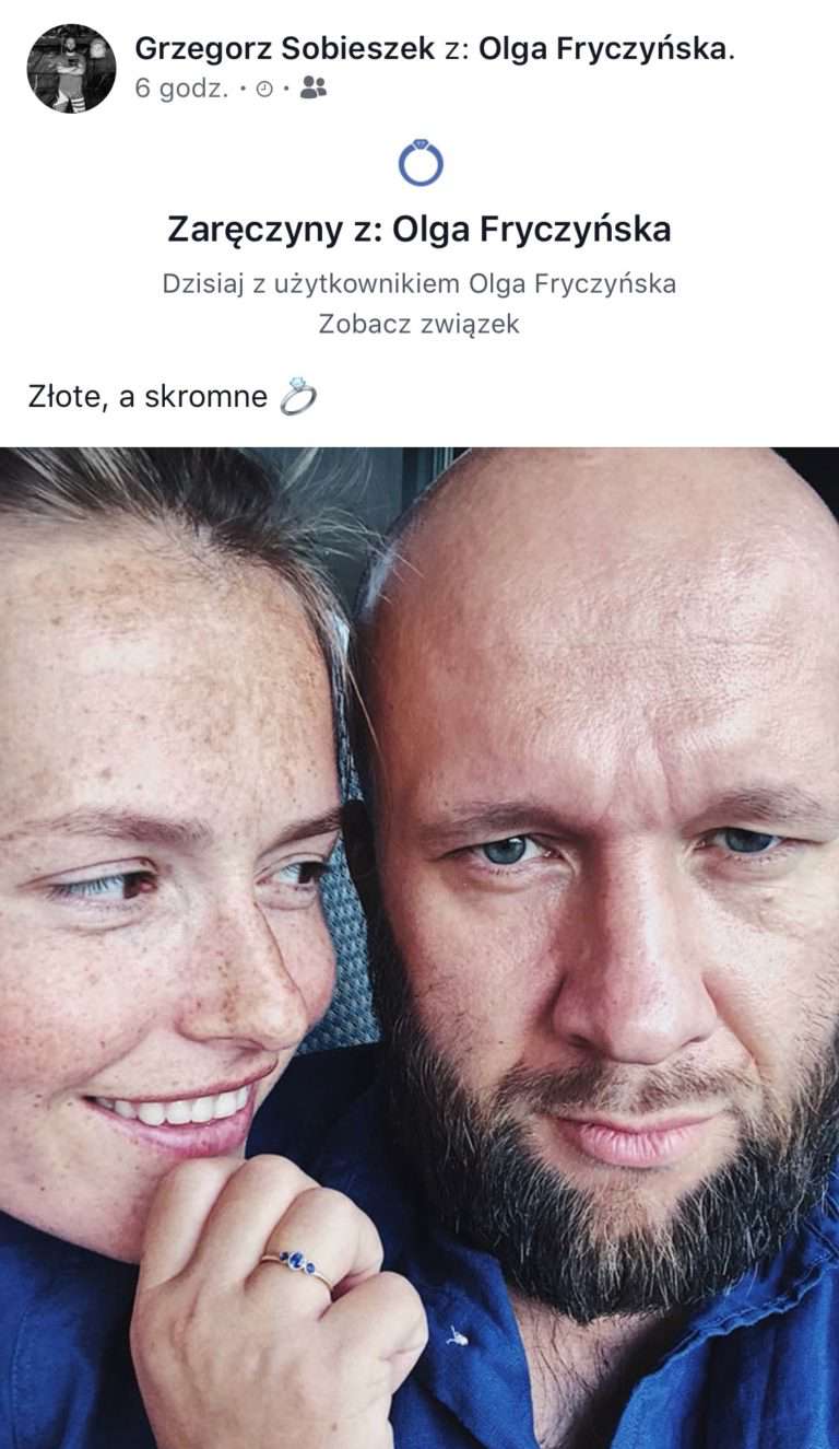 Olga Frycz zaręczona. TAKIEGO pierścionka zaręczynowego jeszcze nie było! Olga Frycz zaręczona. TAKIEGO pierścionka zaręczynowego jeszcze nie było!