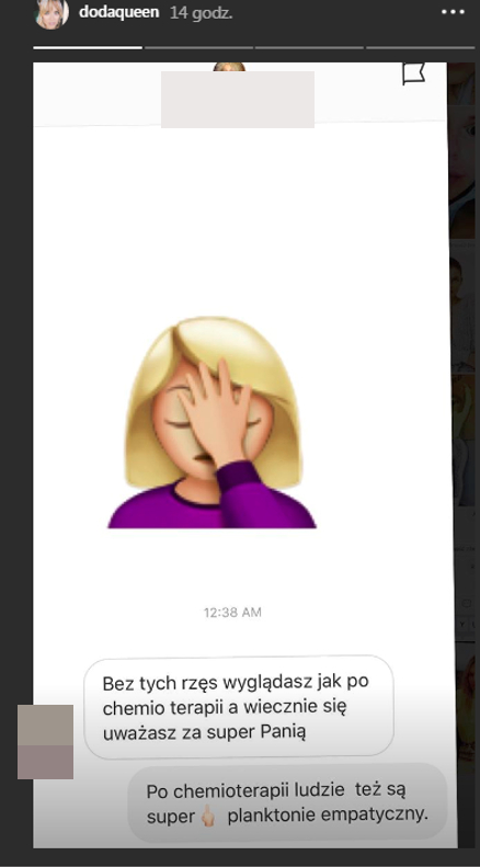 Doda pokazała NOWE BRWI! Komentarz fanki ją rozwścieczył!