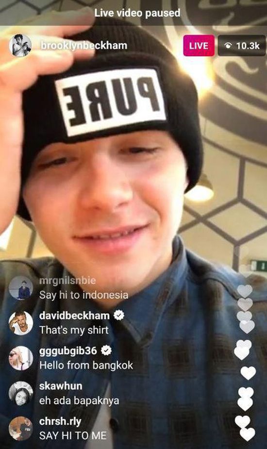 David Beckham ośmieszył Brooklyna na Instagramie! (FOTO)