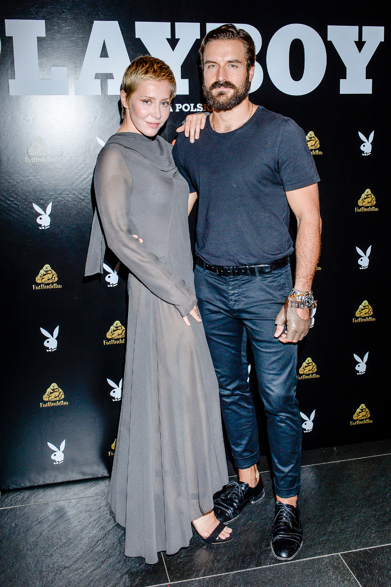 Warnke ze Stramowskim, Lubos i Miss Earth na wernisażu Playboya Warnke ze Stramowskim, Lubos i Miss Earth na wernisażu Playboya