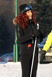 Ewa Minge szusuje na nartach (FOTO) Ewa Minge szusuje na nartach (FOTO)