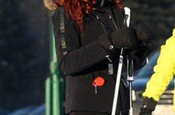 Ewa Minge szusuje na nartach (FOTO)