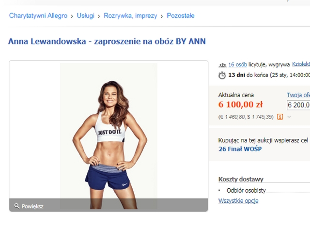 WOŚP 2018 - co oddały cennego polskie gwiazdy?