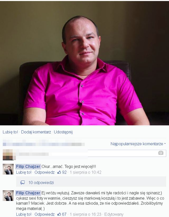 Ostre spięcie na linii Filip Chajzer - Wróżbita Maciej