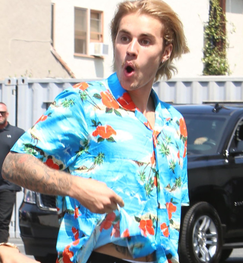 Niechlujny Bieber na randce z Balwin. Nie był zadowolona