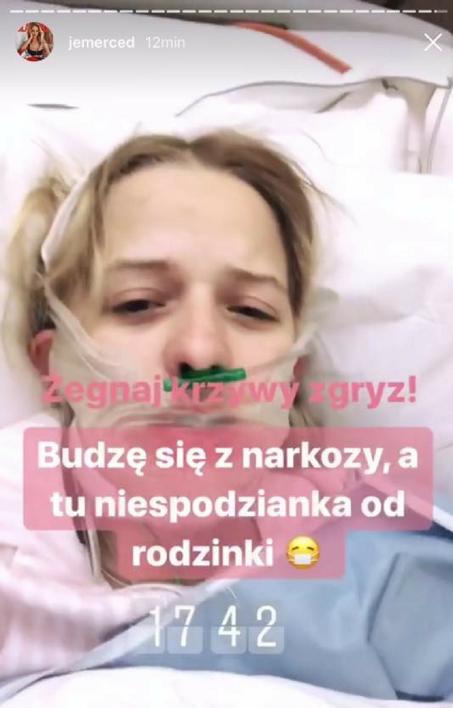 Jessica przeszła ciężką operacja. Od razu po narkozie zaczęła nagrywać na Insta!