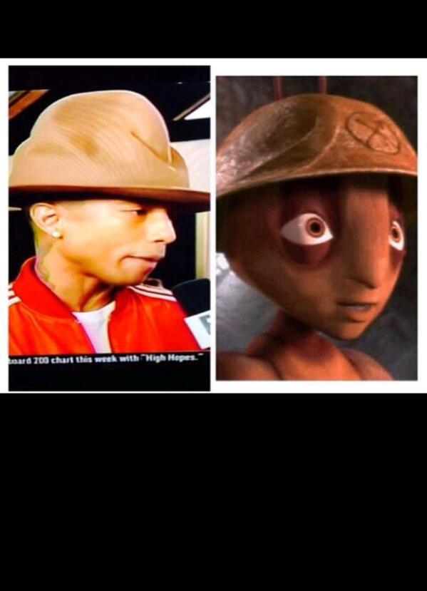 Kapelusz Pharrella Williamsa z Grammy stał się hitem (FOTO) Kapelusz Pharrella Williamsa z Grammy stał się hitem (FOTO)