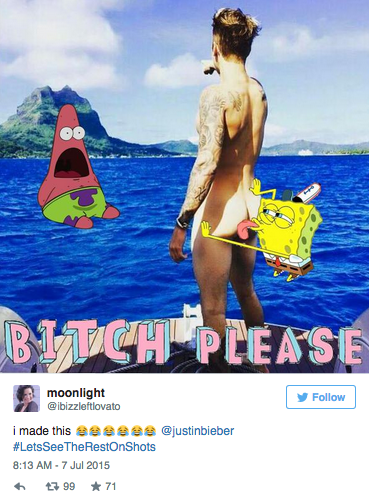 Pupa Justina Biebera doczekała się memów 
