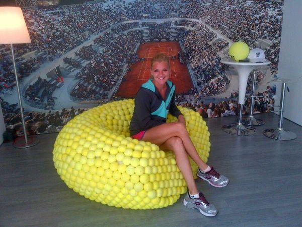 Agnieszka Radwańska przefarbowała się na blond (FOTO)