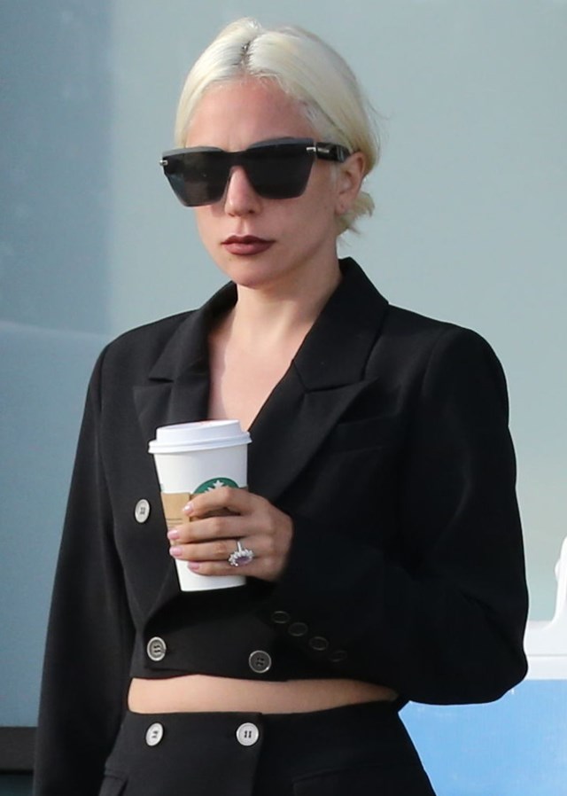 PREMIUM EXCLUSIVE Watch your door, Gaga!