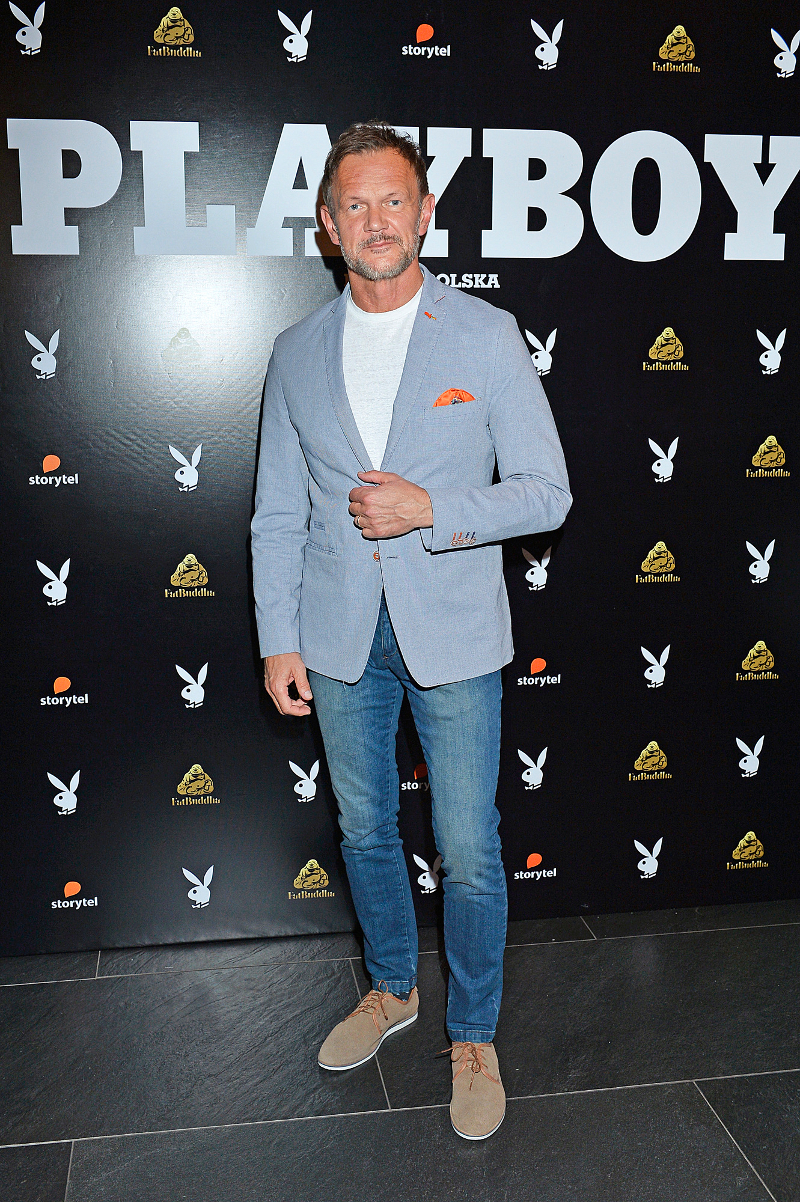 Warnke ze Stramowskim, Lubos i Miss Earth na wernisażu Playboya Warnke ze Stramowskim, Lubos i Miss Earth na wernisażu Playboya