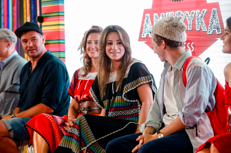 Szulim, Steczkowska, dwóch Chajzerów na konferencji Ameryka Express