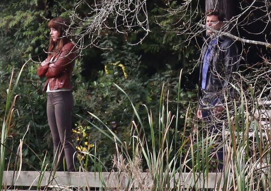 Pan Grey i Anastasia Steel pogrążeni w pocałunku (FOTO)