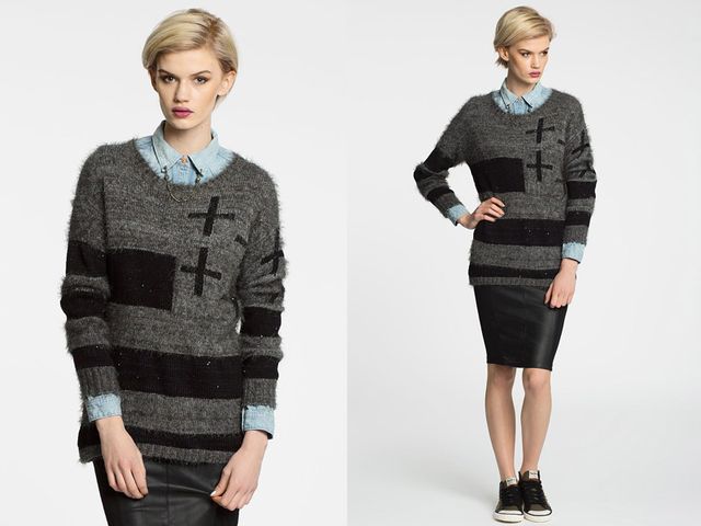 Dzianinowe sukienki i długie swetry na zimę Dzianinowe sukienki i długie swetry na zimę