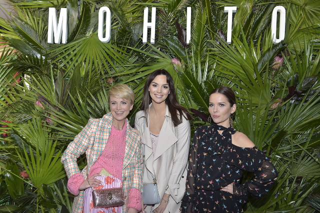 Wiosenna Zielińska i gołe ramię Sykut na pokazie Mohito (ZDJĘCIA)