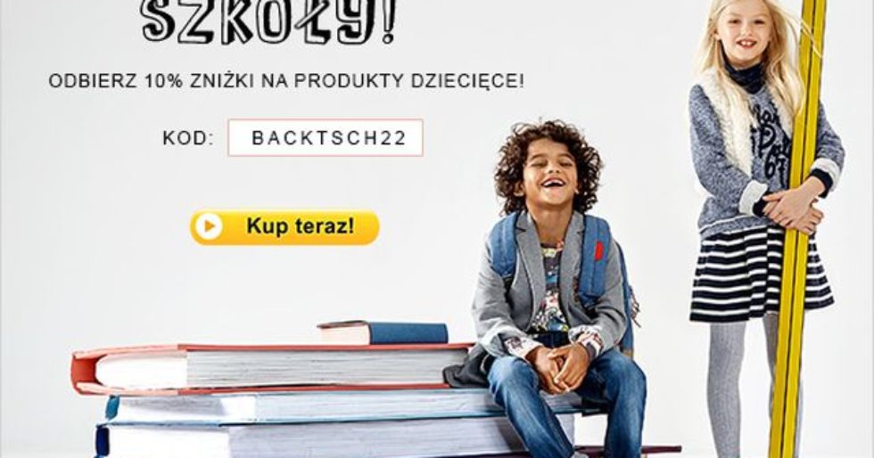 Dodatkowe 10% rabatu na produkty dziecięce! Dodatkowe 10% rabatu na produkty dziecięce!