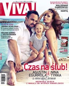 Agustin Egurrola z partnerką i córką w Vivie (FOTO)