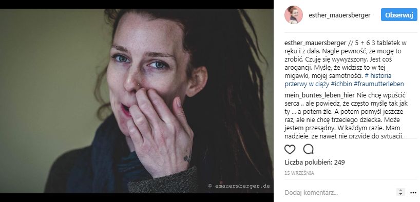 Niemiecka fotografka usunęła ciążę w domu – zdjęcia pokazała na Instagramie Niemiecka fotografka usunęła ciążę w domu – zdjęcia pokazała na Instagramie