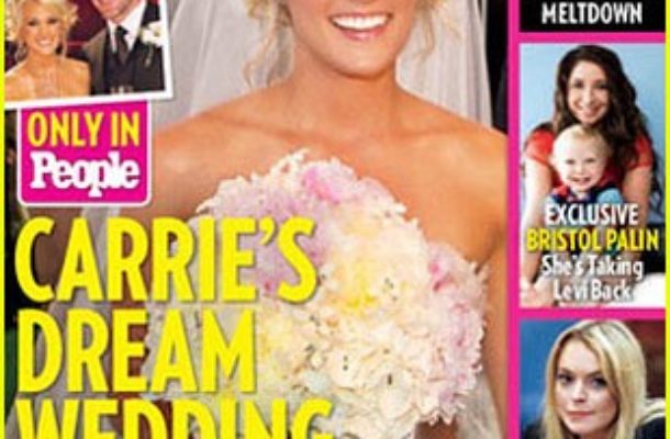 Pierwsze zdjęcia ze ślubu Carrie Underwood (FOTO)