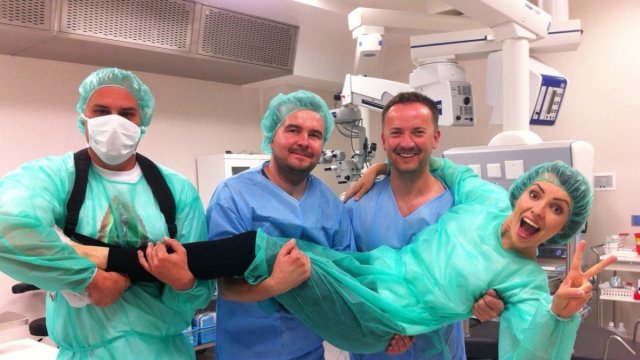 Dorota Gardias poddała się zabiegowi pod okiem chirurga