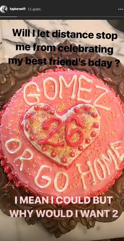 Taylor Swift zrobiła Selenie urodzinową niespodziankę