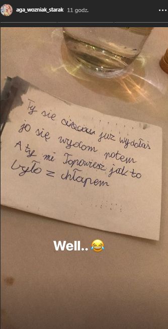 Agnieszka Woźniak-Starak i jej zbój na weselu Pauli i Seby Agnieszka Woźniak-Starak i jej zbój na weselu Pauli i Seby