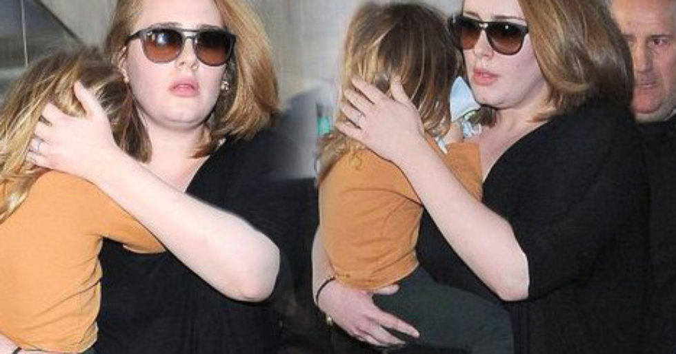 Adele z synkiem zawitali do L.A. (FOTO) Adele z synkiem zawitali do L.A. (FOTO)