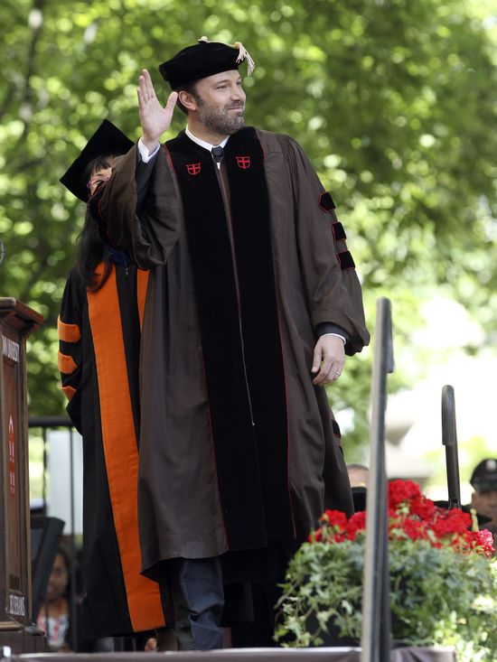 Ben Affleck otrzymał tytuł doktora honoris causa (FOTO)