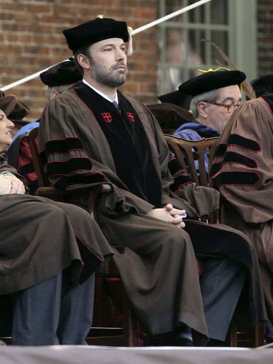 Ben Affleck otrzymał tytuł doktora honoris causa (FOTO) Ben Affleck otrzymał tytuł doktora honoris causa (FOTO)