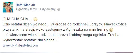 Nie uwierzycie, gdzie Rafał Maślak zabrał Kaczorowską (FOTO)