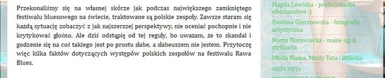 Janosz o jednym z festiwali: Zimno, nie było nawet herbaty