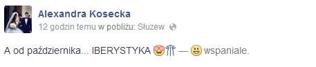 Aleksandra Kosecka idzie na studia! Jaki kierunek wybrała?