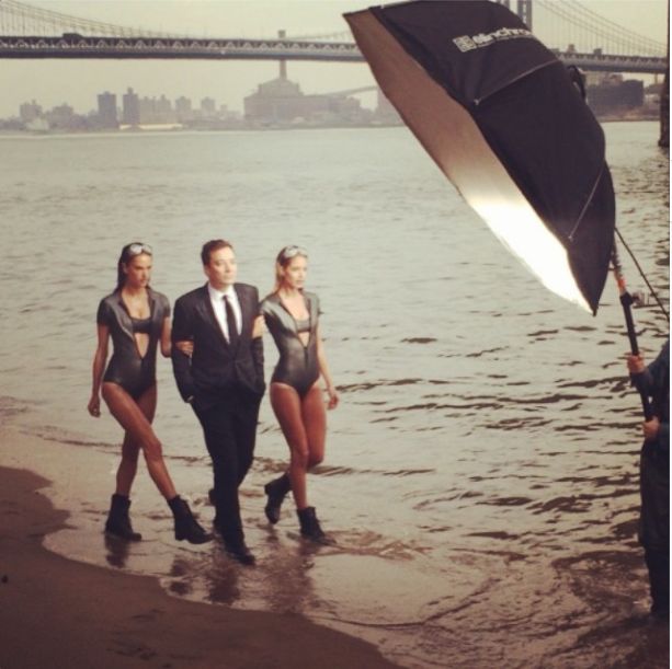 Alessandra Ambrosio i Doutzen Kroes nie boją się wyzwań FOTO