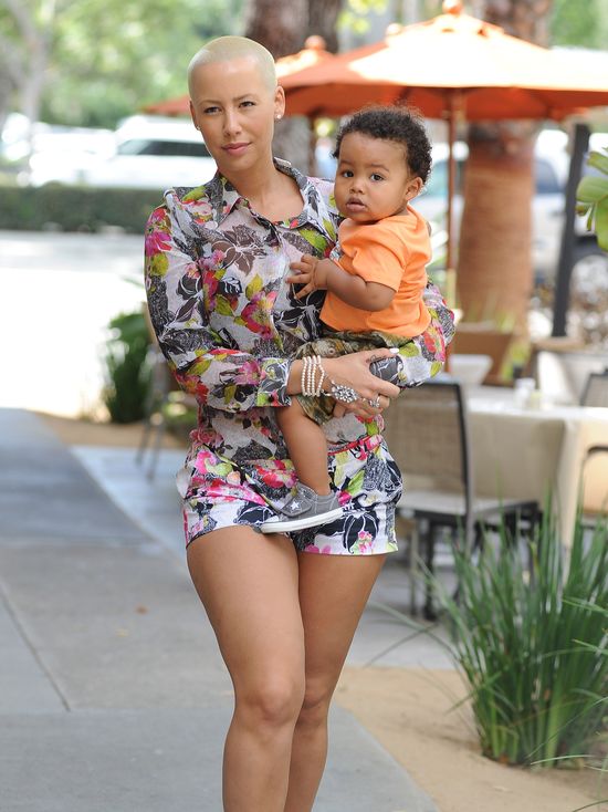 Amber Rose nie odzyskała figury sprzed ciąży (FOTO)