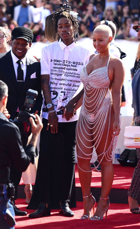 Prawie naga Amber Rose na MTV VMA 2014 (FOTO)