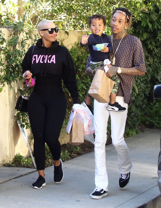 Rodzinna sielanka w wydaniu Amber Rose (FOTO)