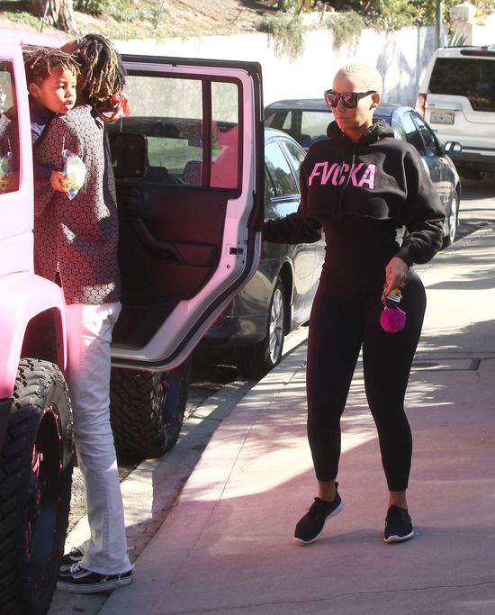 Rodzinna sielanka w wydaniu Amber Rose (FOTO)