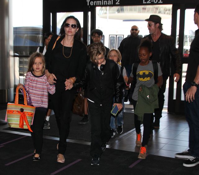 Rodzina Angeliny Jolie w komplecie (FOTO)