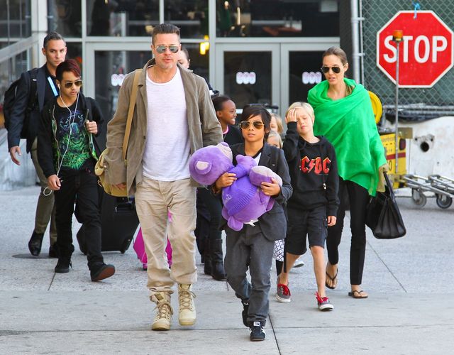 Angelina Jolie, Brad Pitt i ich wszystkie dzieci (FOTO)