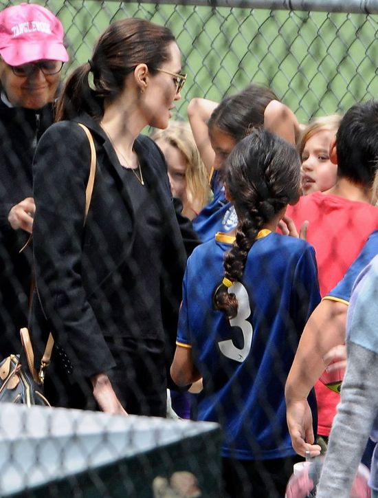 Dla Angeliny Jolie spokojny weekend w parku to luksus (FOTO)