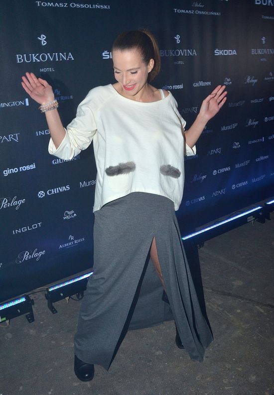 Annę Dereszowską poniosło na ściance (FOTO) Annę Dereszowską poniosło na ściance (FOTO)