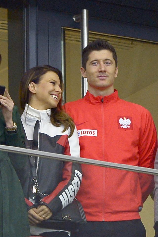 Anna Lewandowska na planie serialu