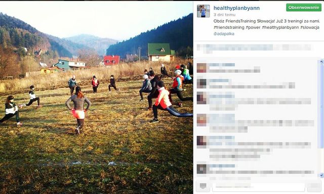 Lewandowska udowadnia, że z nią też trenują tłumy FOTO+VIDEO