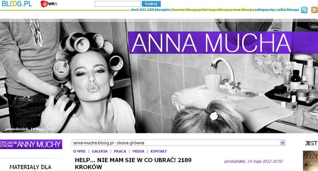 Anna Mucha nie wiedziała, w co się ubrać do Majewskiego Anna Mucha nie wiedziała, w co się ubrać do Majewskiego