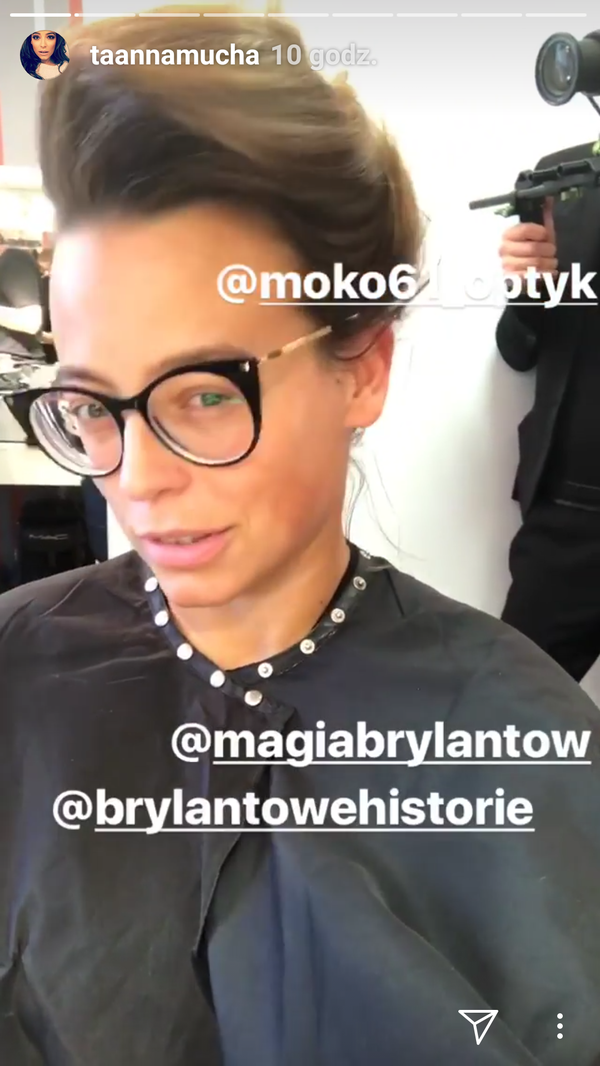 Anna Mucha: Chwilowo nie mogę nosić szkieł kontaktowych (Instagram) Anna Mucha: Chwilowo nie mogę nosić szkieł kontaktowych (Instagram)