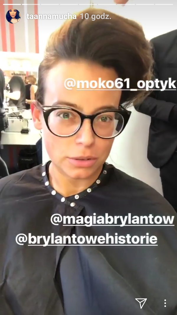 Anna Mucha: Chwilowo nie mogę nosić szkieł kontaktowych (Instagram) Anna Mucha: Chwilowo nie mogę nosić szkieł kontaktowych (Instagram)