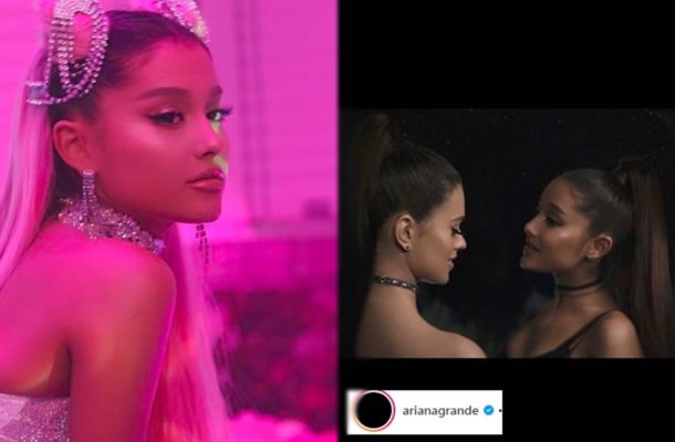 Ariana w nowym albumie: całuje się z dziewczyną i wspomina zmarłego chłopaka