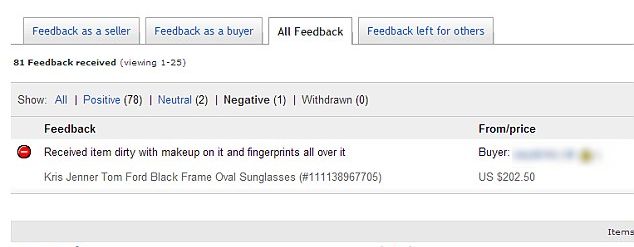 Kris Jenner sprzedaje na ebayu BRUDNE okulary! (FOTO) Kris Jenner sprzedaje na ebayu BRUDNE okulary! (FOTO)