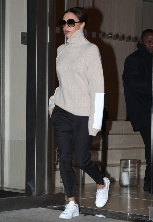 Rodzina Beckhamów na pokazie kolekcji Victorii (FOTO)