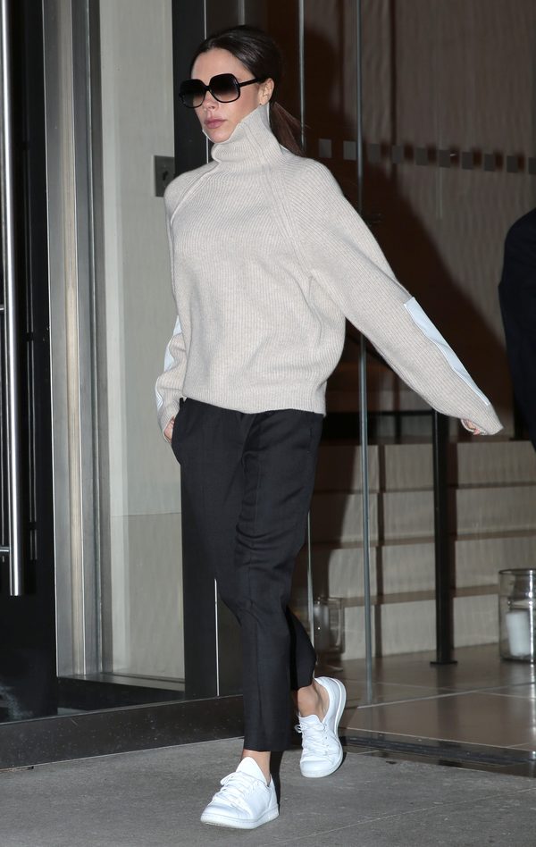 Rodzina Beckhamów na pokazie kolekcji Victorii (FOTO)